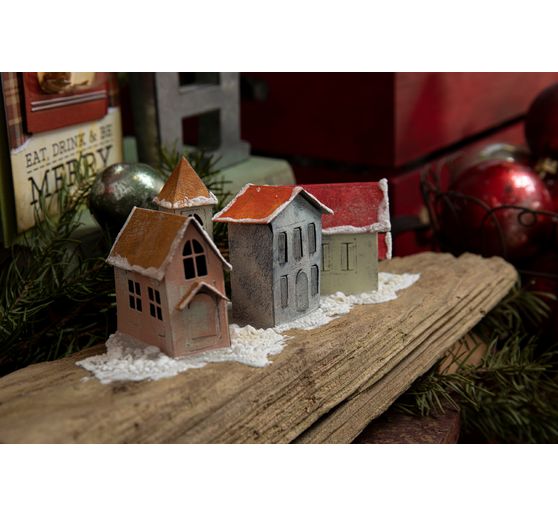 Sizzix Thinlits punching template "Paper Village #2 by Tim Holtz"