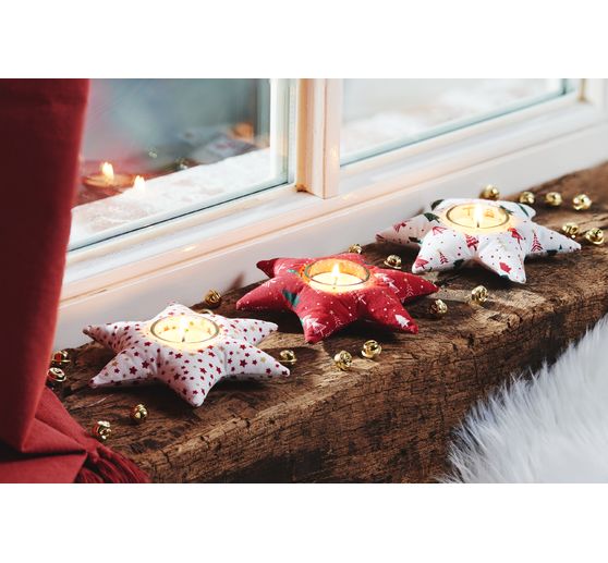 Cotton fabric "Stars Lumi"