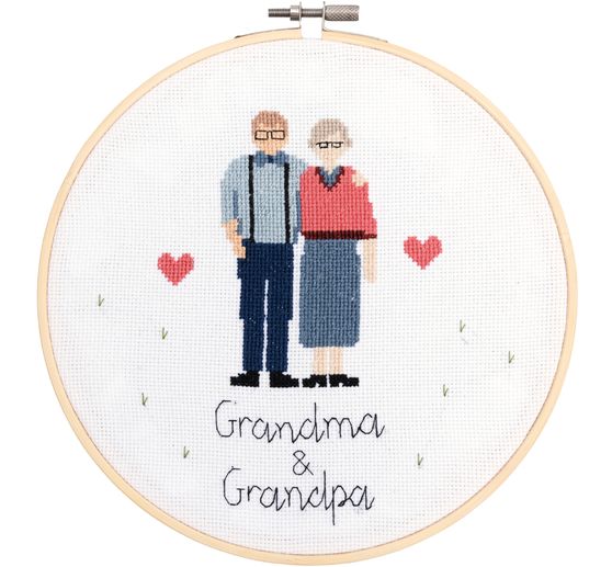 Rico Design Embroidery kit "Figurico Grandma & Grandpa"