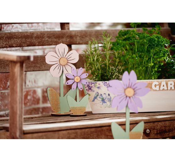 Fiore di legno "Nancy" della VBS