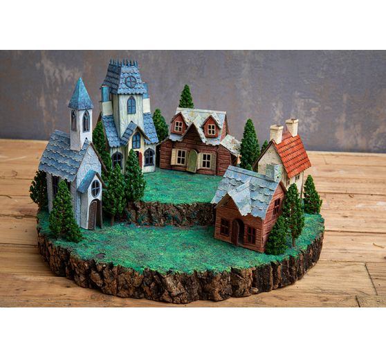 Set di fustelle Sizzix Thinlits "Village Collection by Tim Holtz".