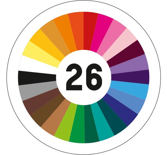 Embroidery twist "Basic", 52 hanks