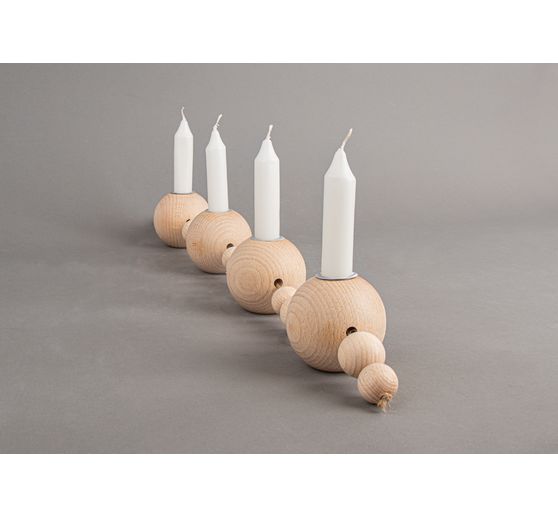 Candle holder "Wooden ball"