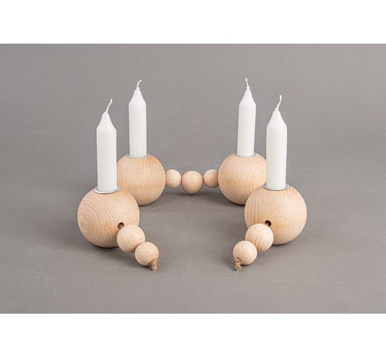 Candle holder "Wooden ball"