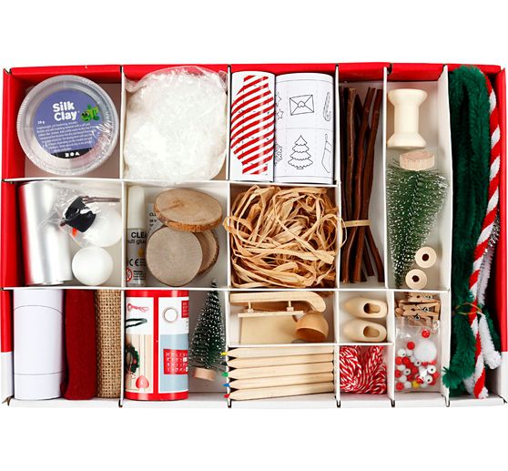 Craft box Secret Santa door "Christmas Scenes"