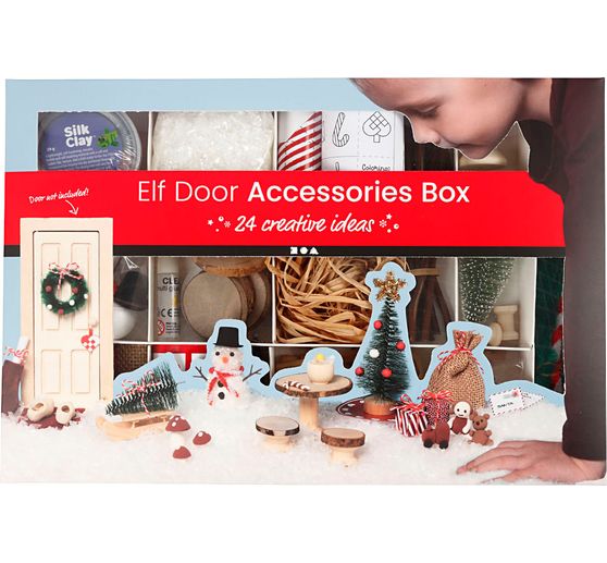 Craft box Secret Santa door "Christmas Scenes"