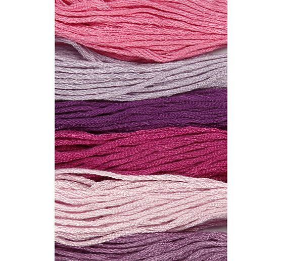 Embroidery thread set "Lilac"