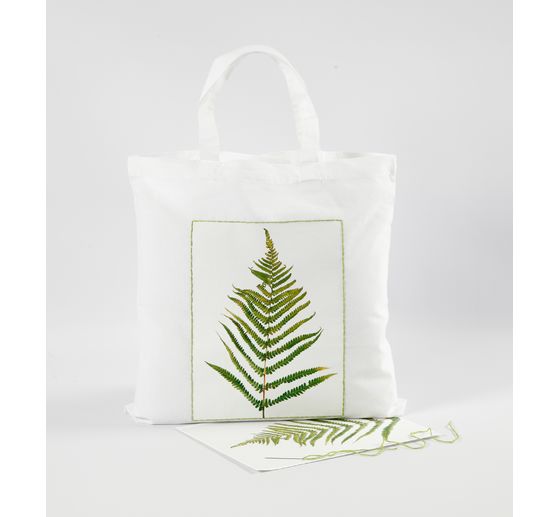 Embroidery thread set "Shades of green"