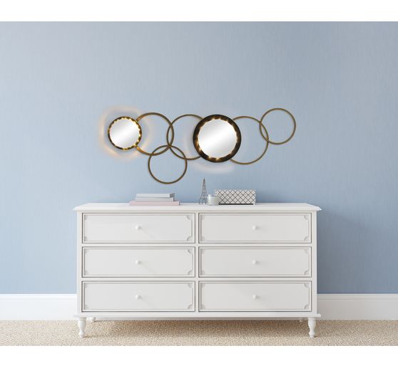 Wooden plates/rings set