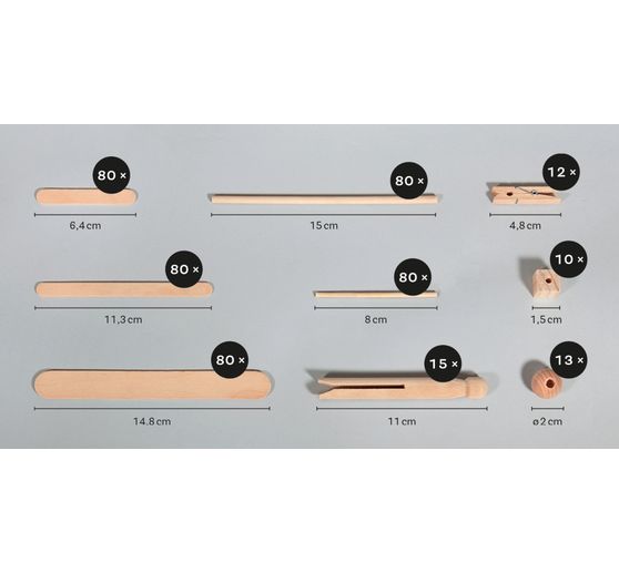 Scatola artigianale di base in legno