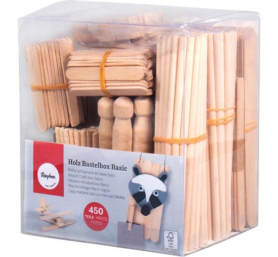 Scatola artigianale di base in legno