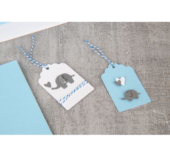 Punch template "Elephant family"