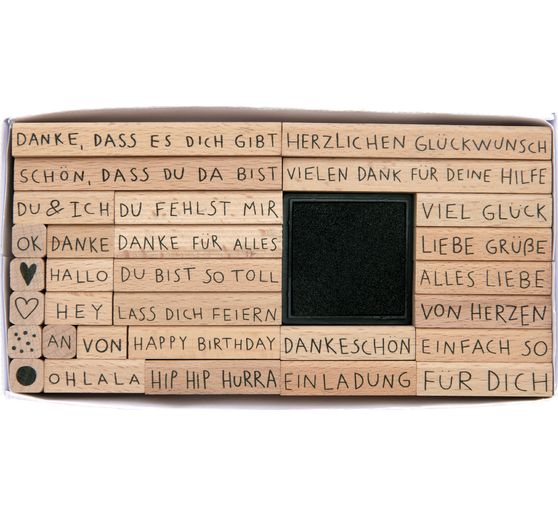 Stamp set XL "Love greetings"