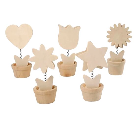 Note holder "Flower pots"