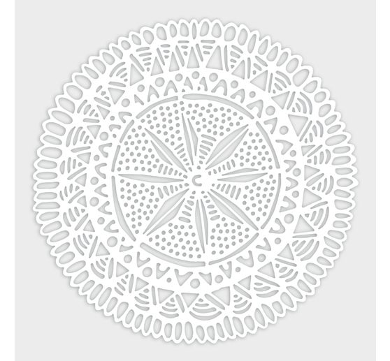 Stencil "Mandala circle 2", 15x15cm