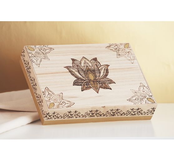 Stencil "Lotus flower", 15x15cm