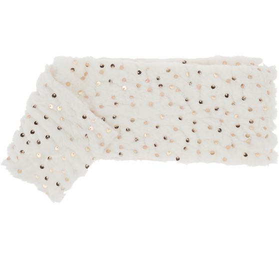 VBS Nastro in pelliccia sintetica "paillettes"