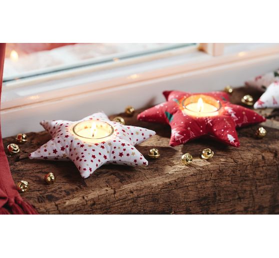 Cotton fabric "Stars Lumi"