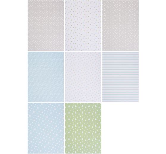 Motif photo cardboard "Frosty Blue"