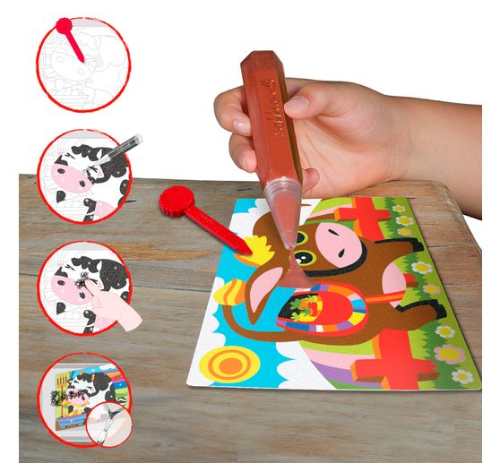 Sabbiarelli Sand-it for Fun Album Farm Animals