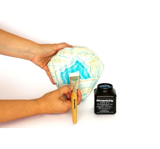 Shell vase, papier mâché, waterproof