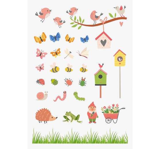 Adesivo per finestra "Giardino