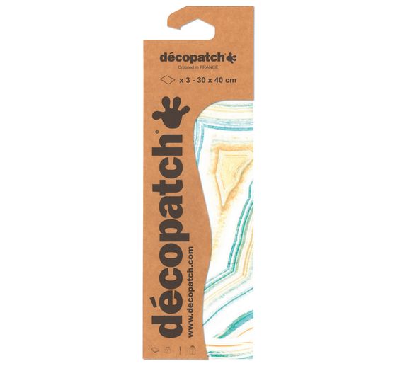 Carta decopatch "Laguna di marmo