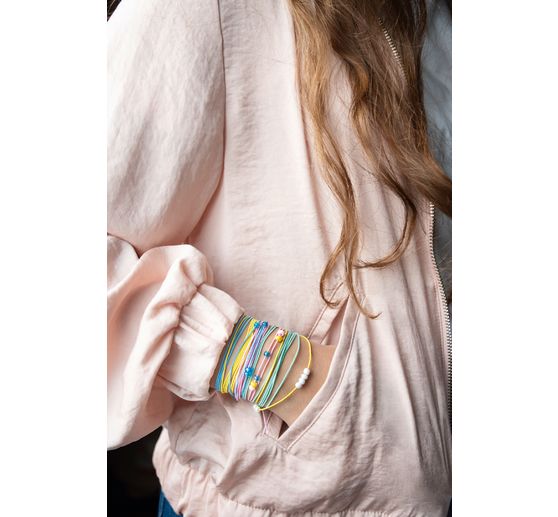 Rubber cords "Pastel", set of 4