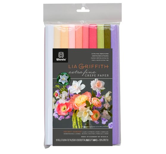 Lia Griffith, Extra fine crêpepaper "Secret Garden"