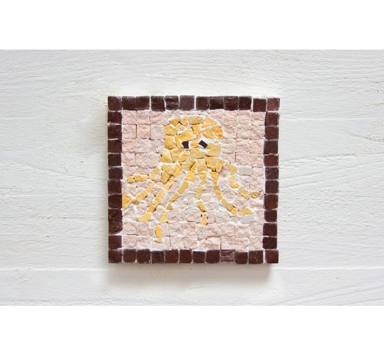 Cornice in legno a mosaico