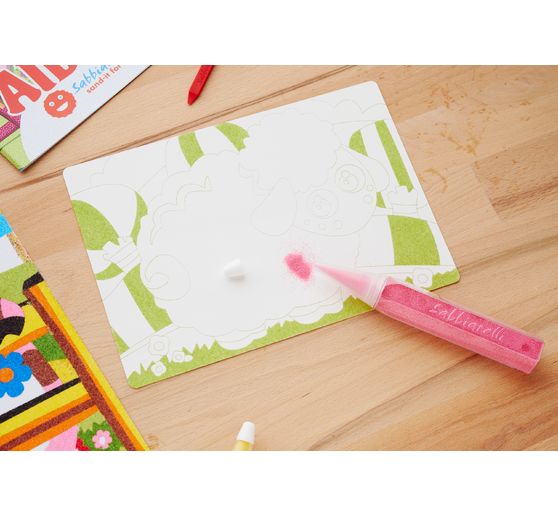 Sabbiarelli Sand-it for Fun Album Farm Animals