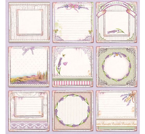 Scrapbook block "Provence"