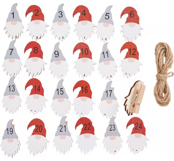 Numeri dell'avvento sulla clip 1-24 "Doolin".