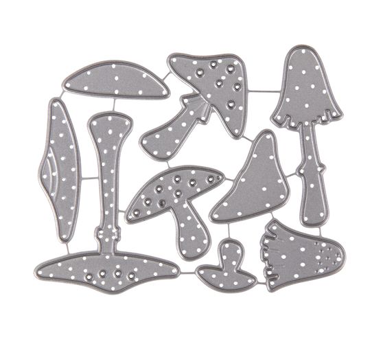 Punching template "Mushrooms" 