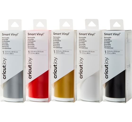 Cricut Joy self-adhesive vinyl foil - matt "Smart Vinyl - Removable", 13.9 x 121.9 cm