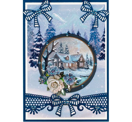 3D punched sheet book "Winter Charme"