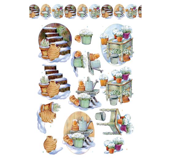 3D punched sheet book "Winter Charme"