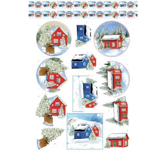 3D punched sheet book "Winter Charme"