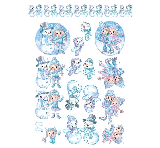 3D punched sheet book "Winter Charme"