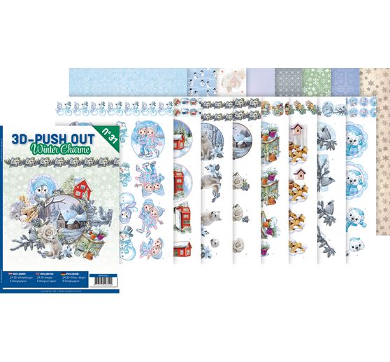 3D punched sheet book "Winter Charme"