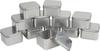 VBS Metal cans / Soap tins "Square", 12 pieces