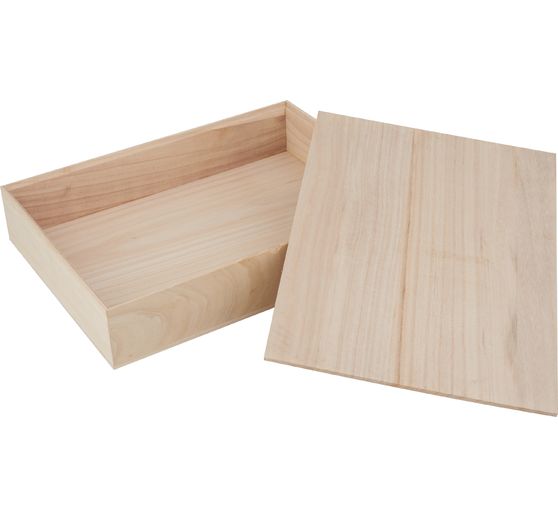 Scatola di legno per VBS con coperchio sciolto