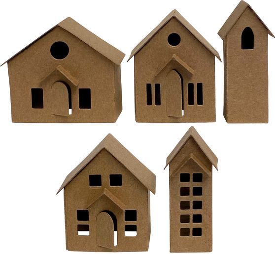 Fustella Sizzix Thinlits "Paper Village"