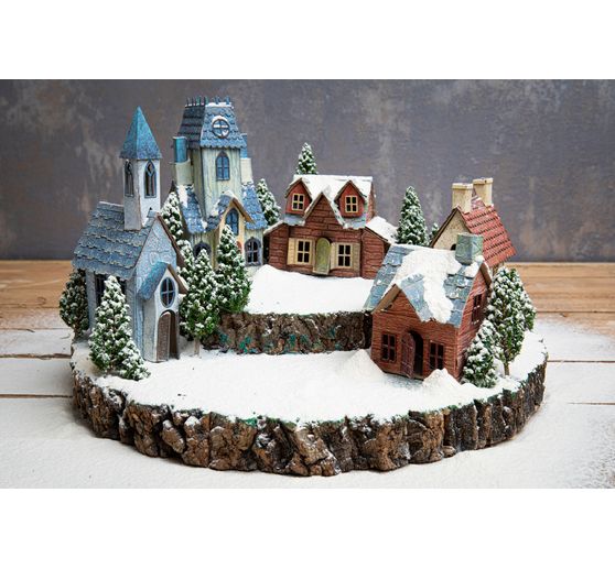 Set di fustelle Sizzix Thinlits "Village Collection by Tim Holtz".