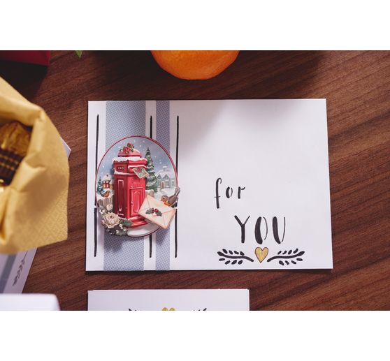 3D punched sheet book "Christmas Village" 