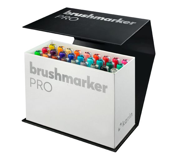 Karin Brushmarker PRO Mini Box 26 colors + blender set