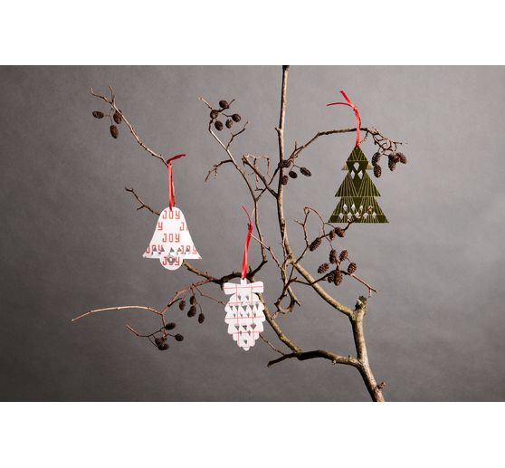 Craft paper block "I love Christmas"