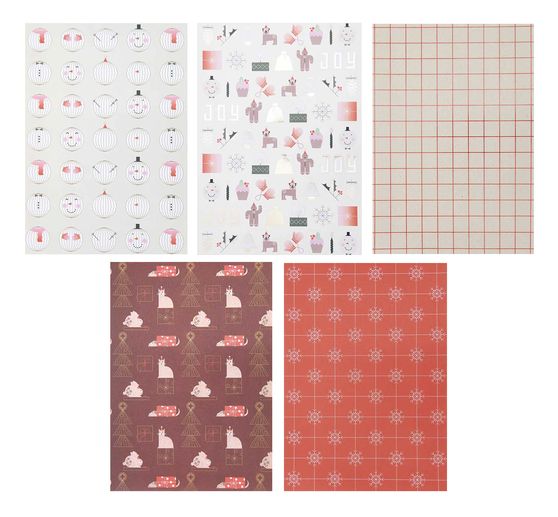 Craft paper block "I love Christmas"