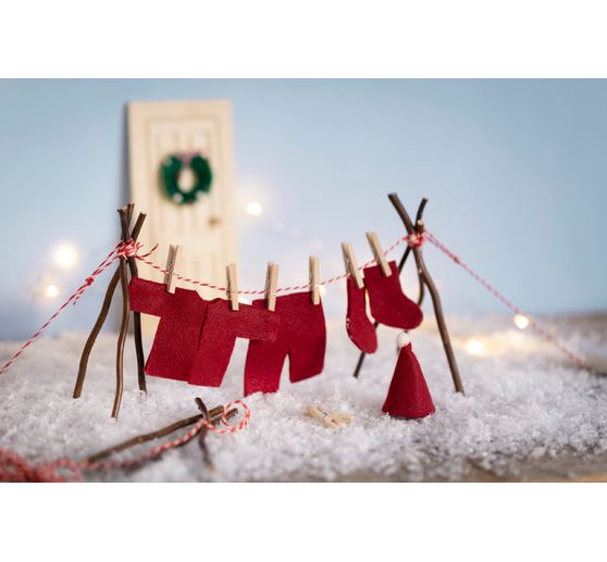 Kit per lavoretti "Lavanderia" Porta degli gnomi