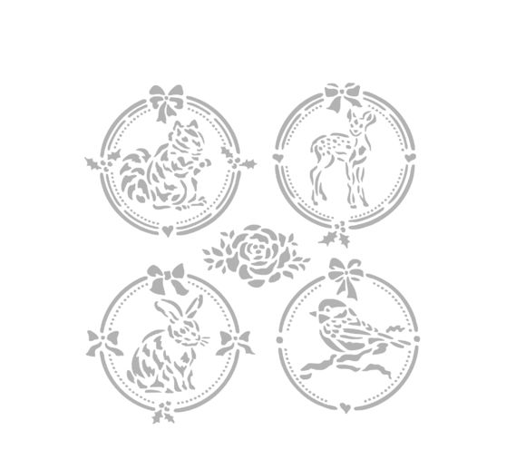 Stencil "Forest Animals"